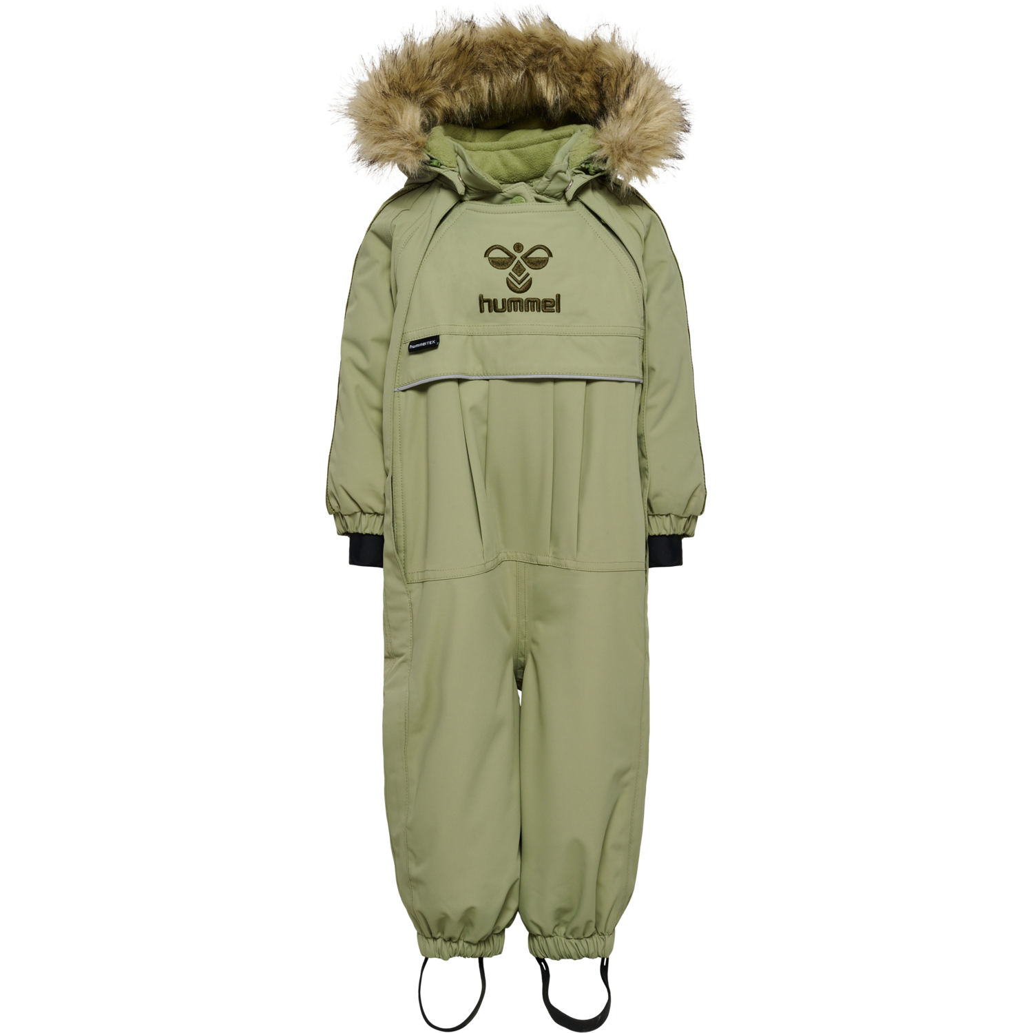 hmlMOON TEX SNOWSUIT, OIL GREEN, packshot