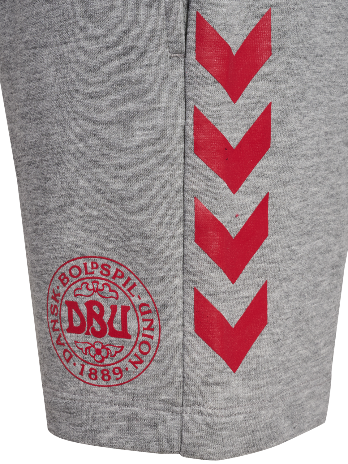 hmlJR REG DBU SHORTS, GREY MELANGE, packshot