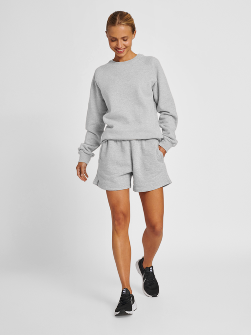 Grey online sweatshirt shorts