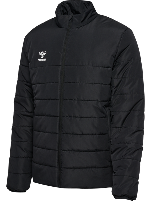 hmlESSENTIAL SHORT BENCH JKT, BLACK, packshot
