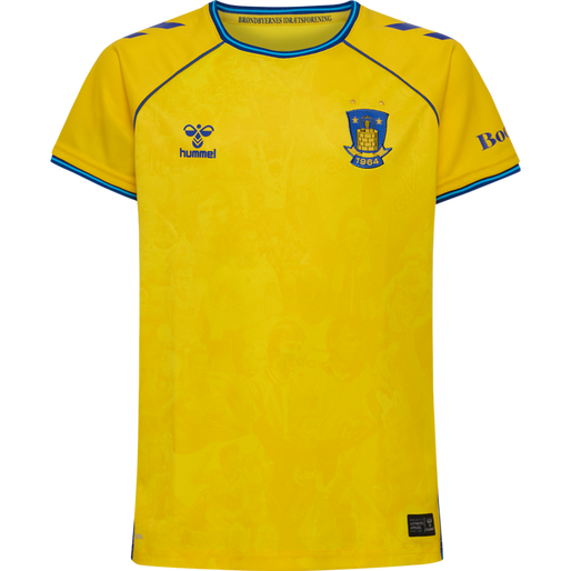 BIF 24/25 HOME JERSEY S/S KIDS, CYBER YELLOW BIF 24/25 HOME JERSEY S/S KIDS, CYBER YELLOW, packshot