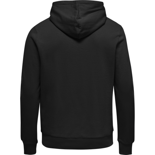 hmlLEGACY LOGO HOODIE, BLACK, packshot