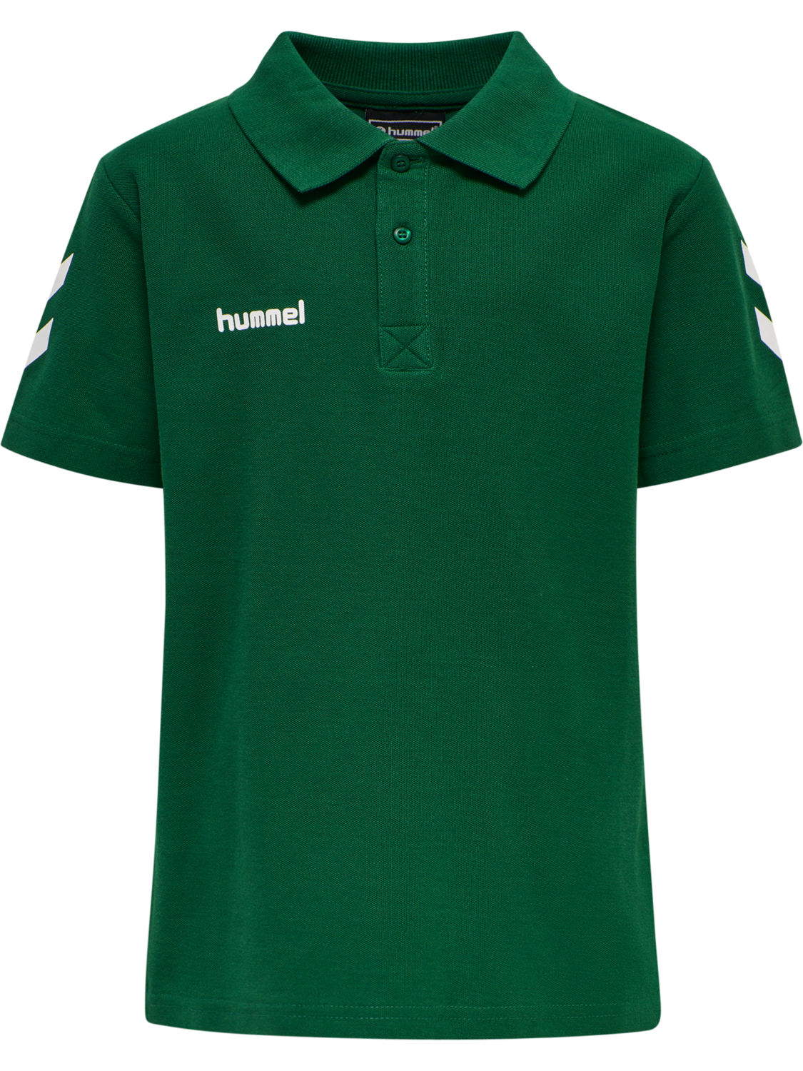 HMLGO KIDS COTTON POLO, EVERGREEN, packshot