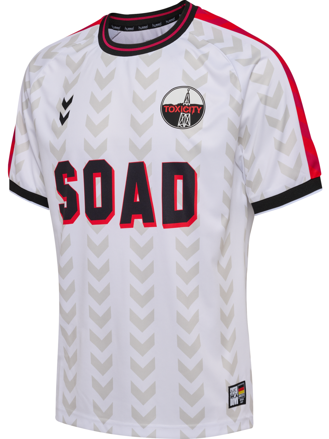 hmlSOAD TOUR 26 BERLIN JERSEY S/S, WHITE, packshot