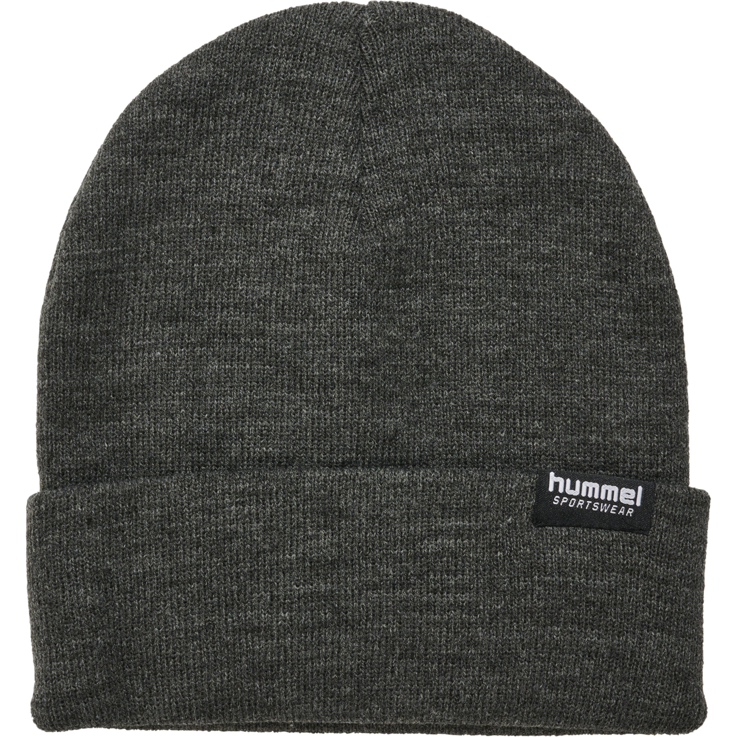hmlLGC DELTA BEANIE, DARK GREY MELANGE, packshot