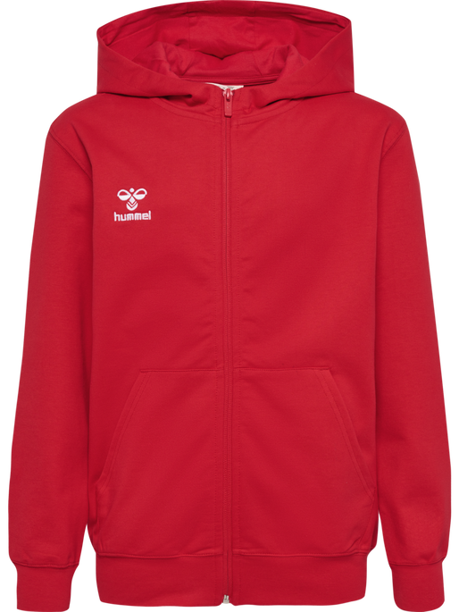 hmlGO 2.0 ZIP HOODIE KIDS, TRUE RED hmlGO 2.0 ZIP HOODIE KIDS, TRUE RED, packshot