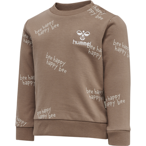 hmlDARCY SWEATSHIRT, BEAVER FUR, packshot