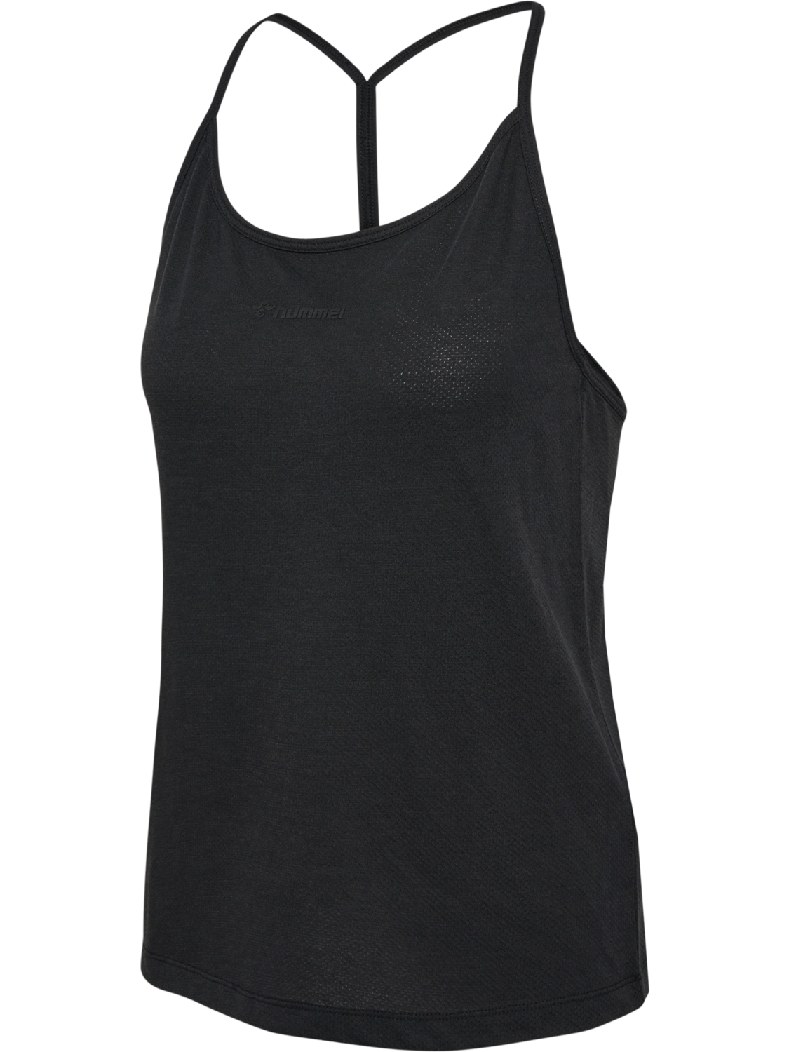 hmlMT VANJA STRAP TANKTOP, BLACK, packshot