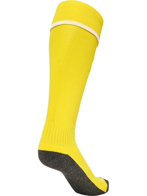hmlCORE FOOTBALL SOCKS, BLAZING YELLOW/WHITE, packshot
