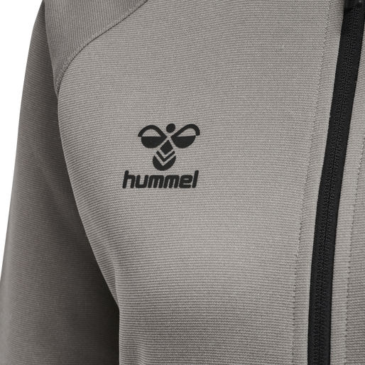 hmlCIMA XK ZIP JACKET WOMAN, GREY MELANGE, packshot