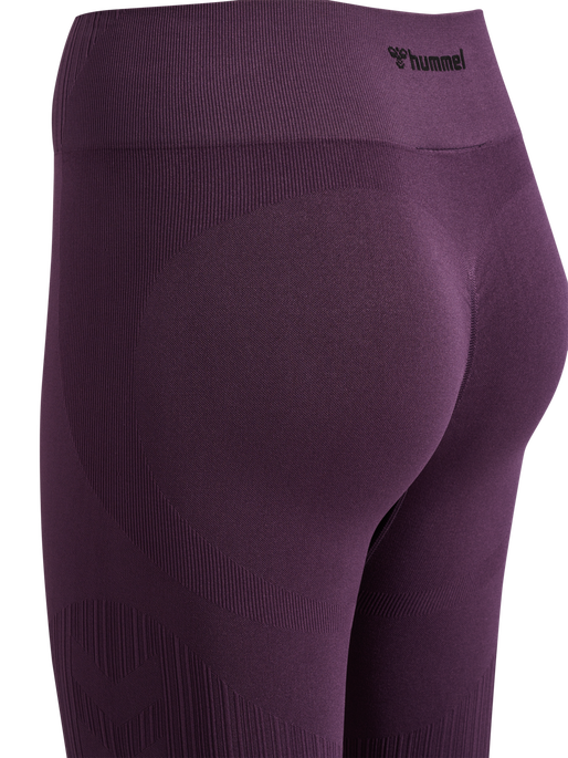 hmlMT DEFINE SEAML SCRUNCH TIGHTS, PLUM PERFECT, packshot