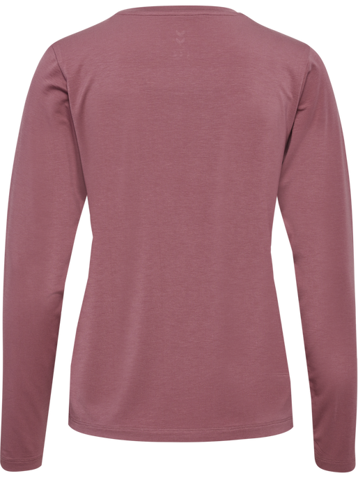 hmlYOGA SOFT LOOSE W T-SHIRT LS, WISTFUL MAUVE, packshot