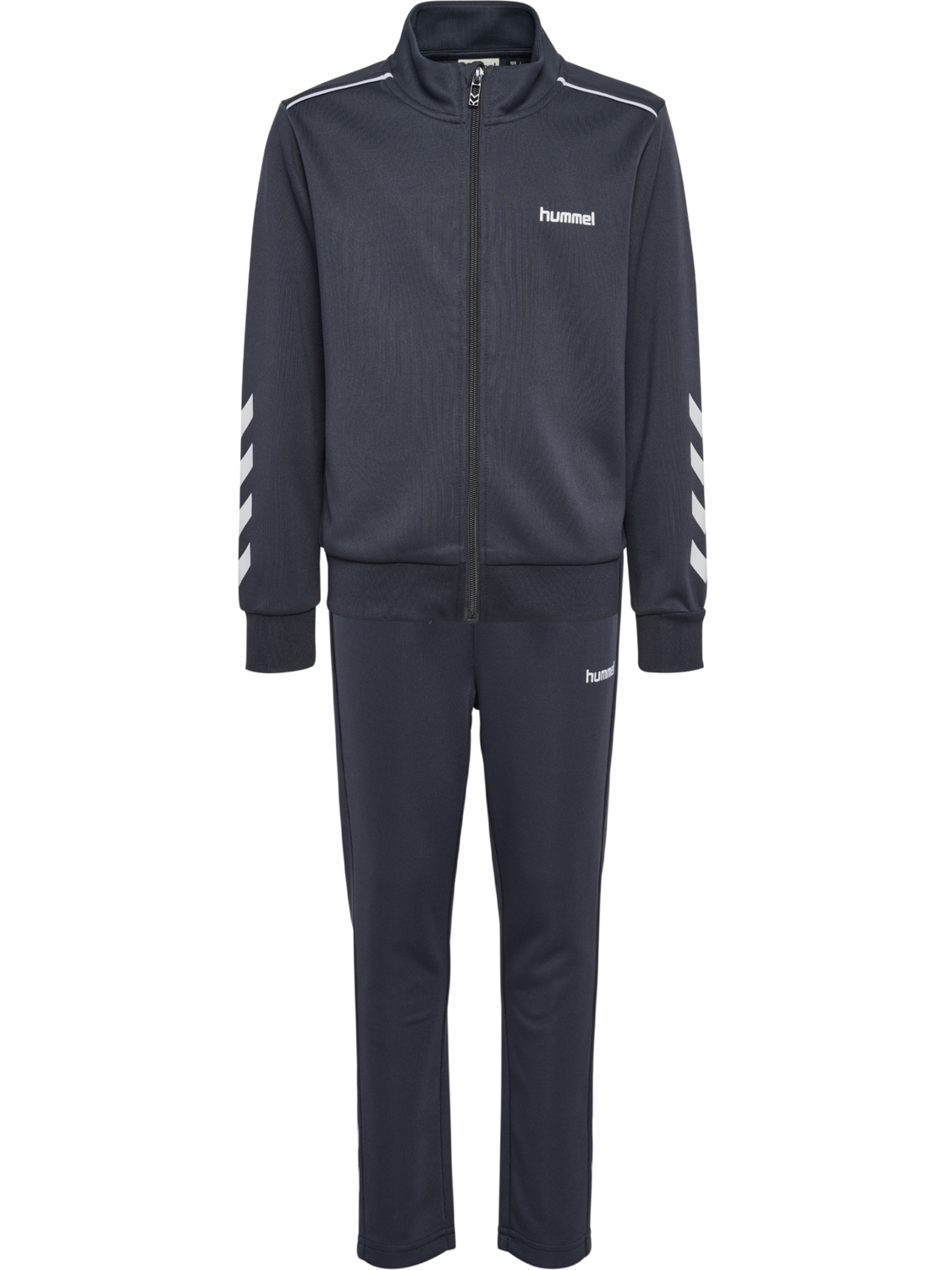 hmlJR TRACKSUIT, EBONY, packshot