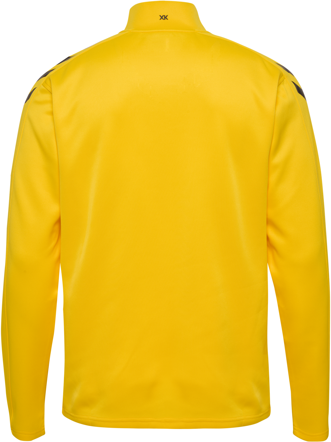 hmlCORE XK POLY ZIP SWEAT, SPORTS YELLOW, packshot
