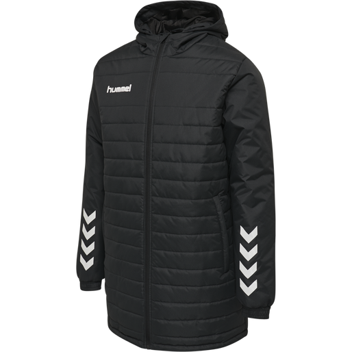 hmlPROMO BENCH JACKET, BLACK hmlPROMO BENCH JACKET, BLACK, packshot