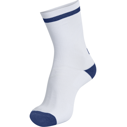 ELITE INDOOR SOCK LOW, WHITE, packshot