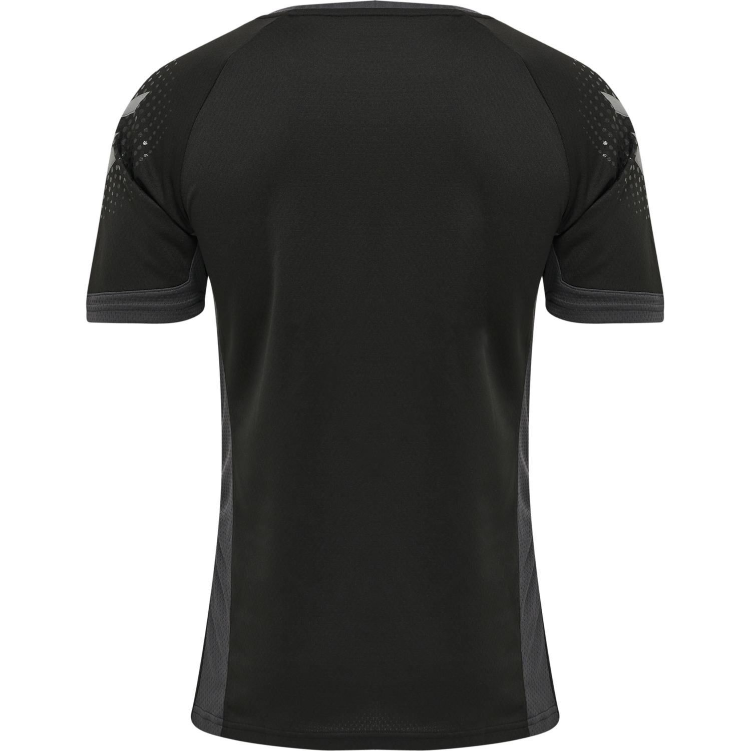 hmlLEAD S/S POLY JERSEY, BLACK, packshot