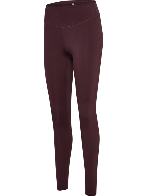 hmlPULSE HIGH WAIST TIGHTS, FUDGE, packshot