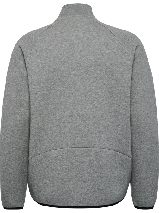 hmlTECH FLEECE HALFZIP, GREY MELANGE, packshot