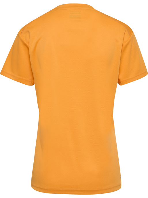 hmlACTIVE PL JERSEY S/S WOMAN, BLAZING ORANGE, packshot