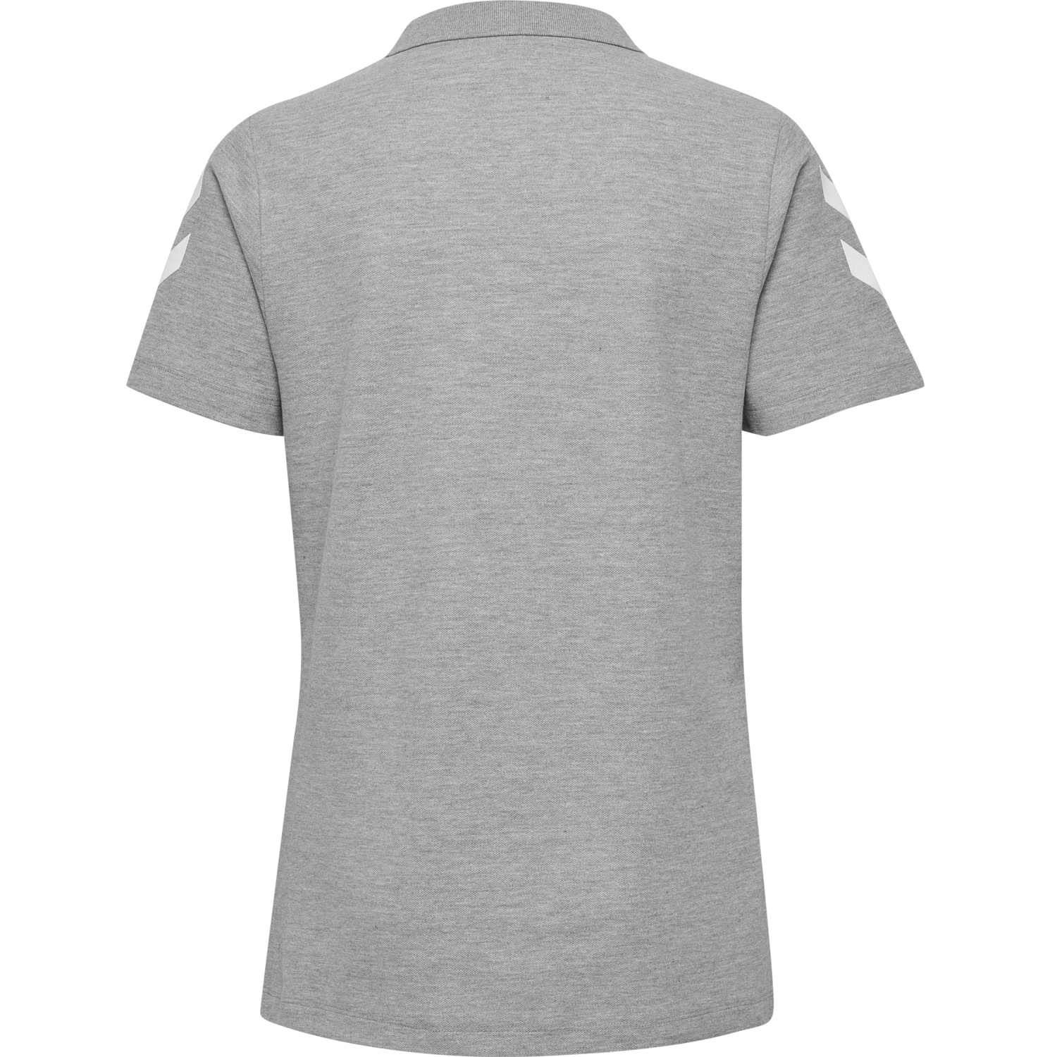 HMLGO COTTON POLO WO, GREY MELANGE, packshot