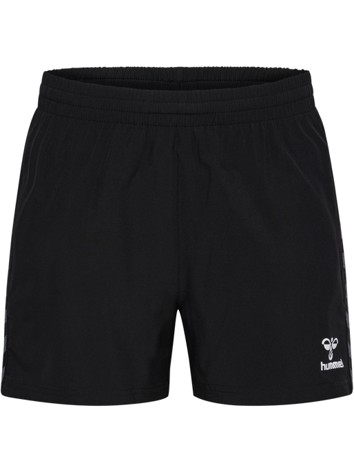 hmlAUTHENTIC WOVEN SHORTS WOMAN, BLACK, packshot