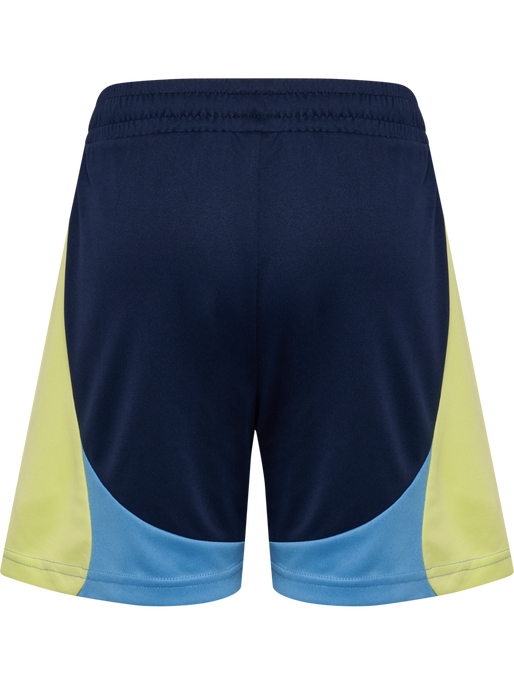 hmlJR GOAL BLOCK SHORTS, DRESS BLUES, packshot