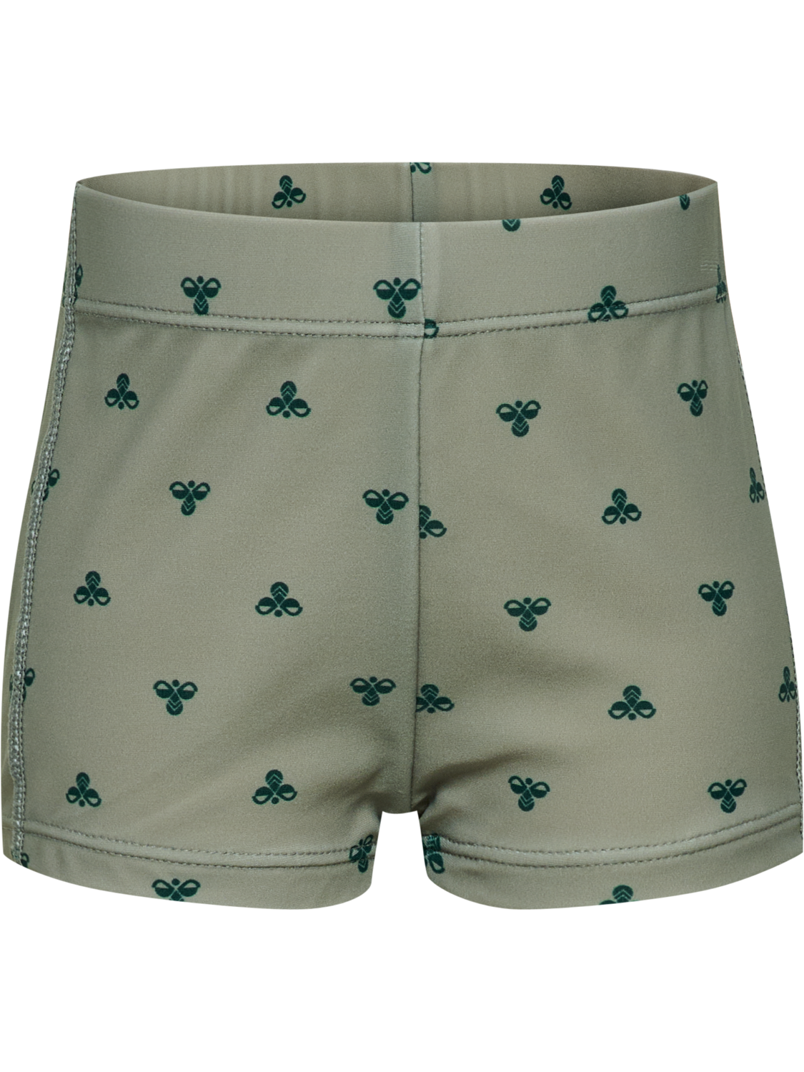 hmlMINI BEE AOP SWIM SHORTS, SHADOW, packshot
