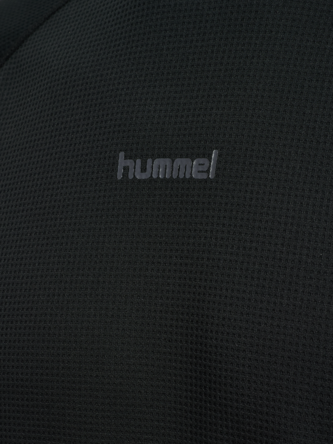 hmlMOMENTUM T-SHIRT L/S, BLACK, packshot