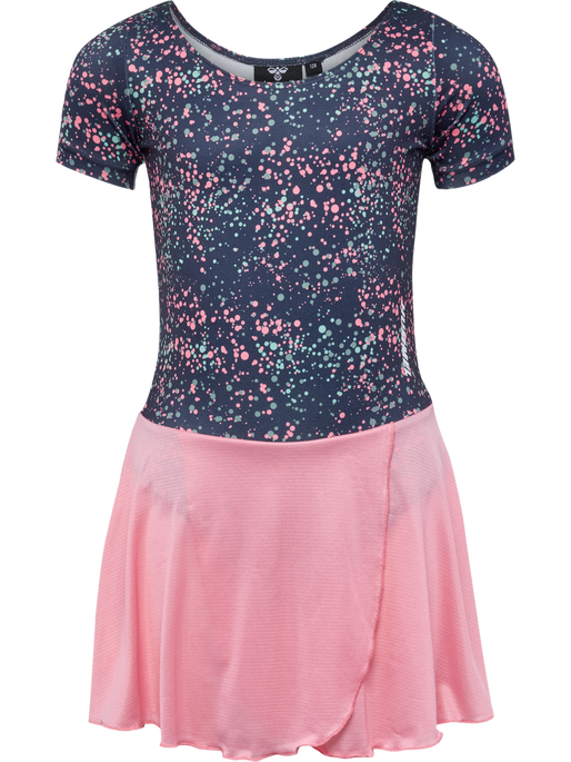 hmlNELLY GYMSUIT S/S, PEONY, packshot