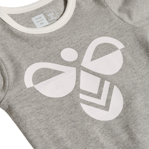 hmlFLIPPER LS BODYSTOCKING, GREY MELANGE, packshot