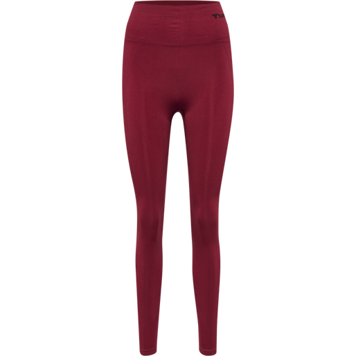 hmlTIF SEAMLESS HIGH WAIST TIGHTS, CABERNET, packshot