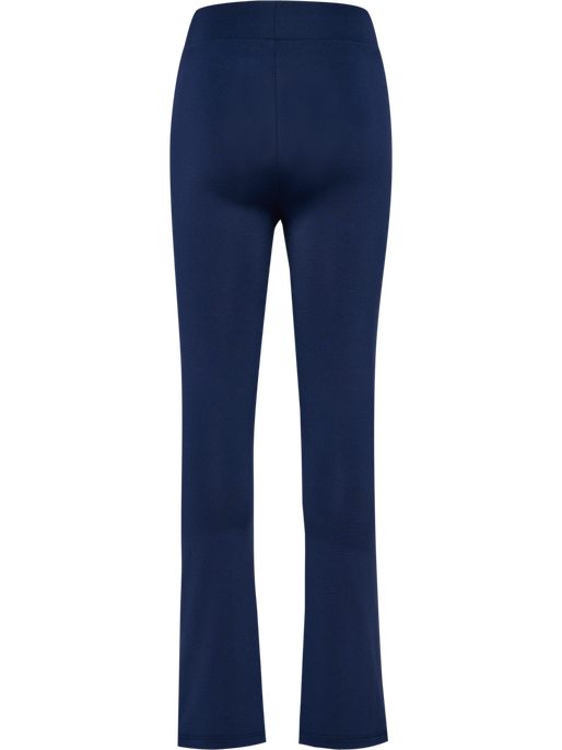 hmlJR HIGH WAIST FLARED TIGHTS, BLACK IRIS, packshot