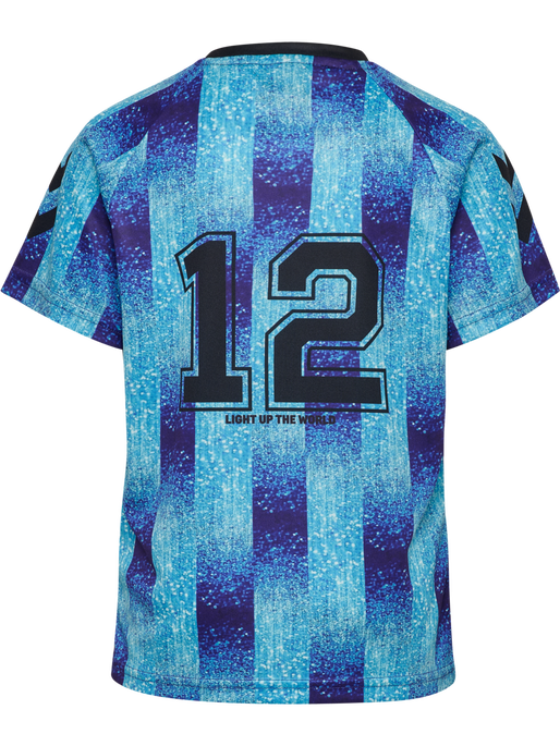 hmlSHIMMER T-SHIRT S/S, DAZZLING BLUE, packshot