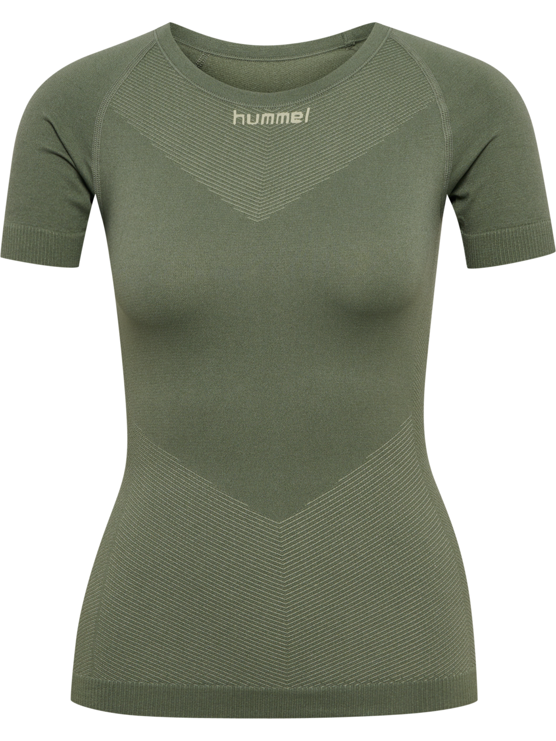 HUMMEL FIRST SEAMLESS JERSEY S/S W, SEA SPRAY, packshot