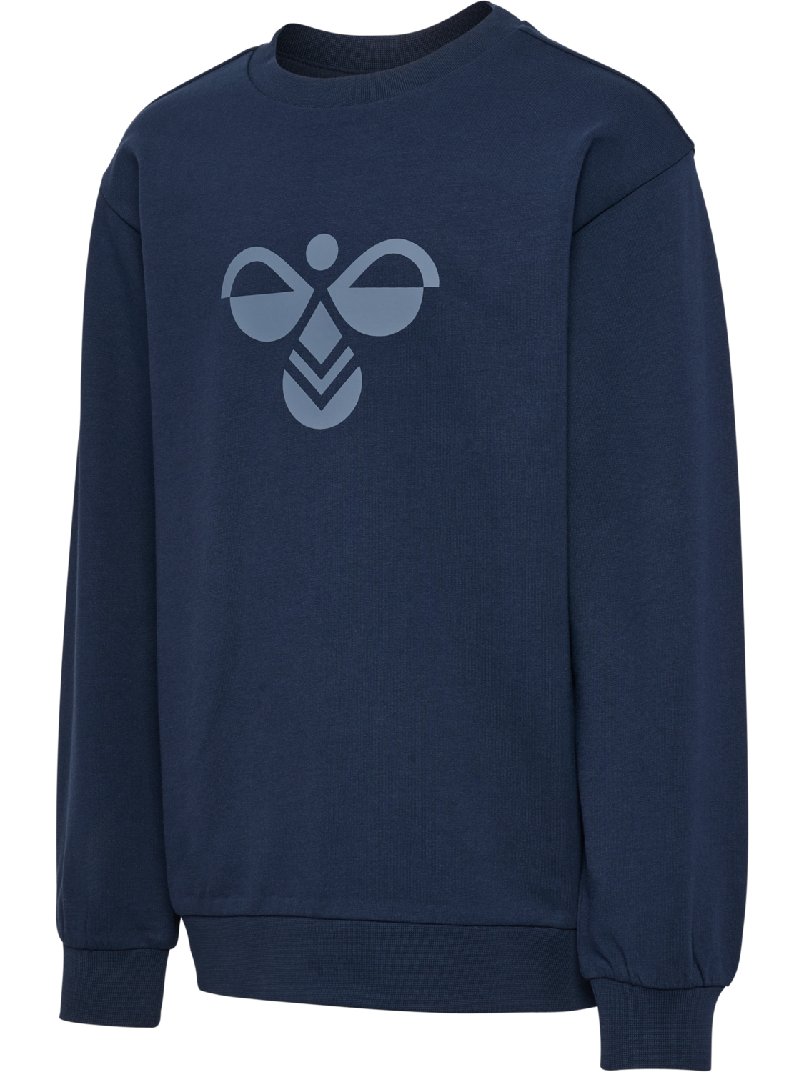 hmlJR REG TUKAS SWEATSHIRT, DRESS BLUES/FLINT STONE, packshot