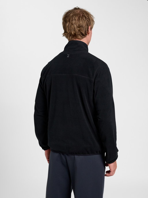 hmlACTIVE FLEECE JACKET, BLACK, model
