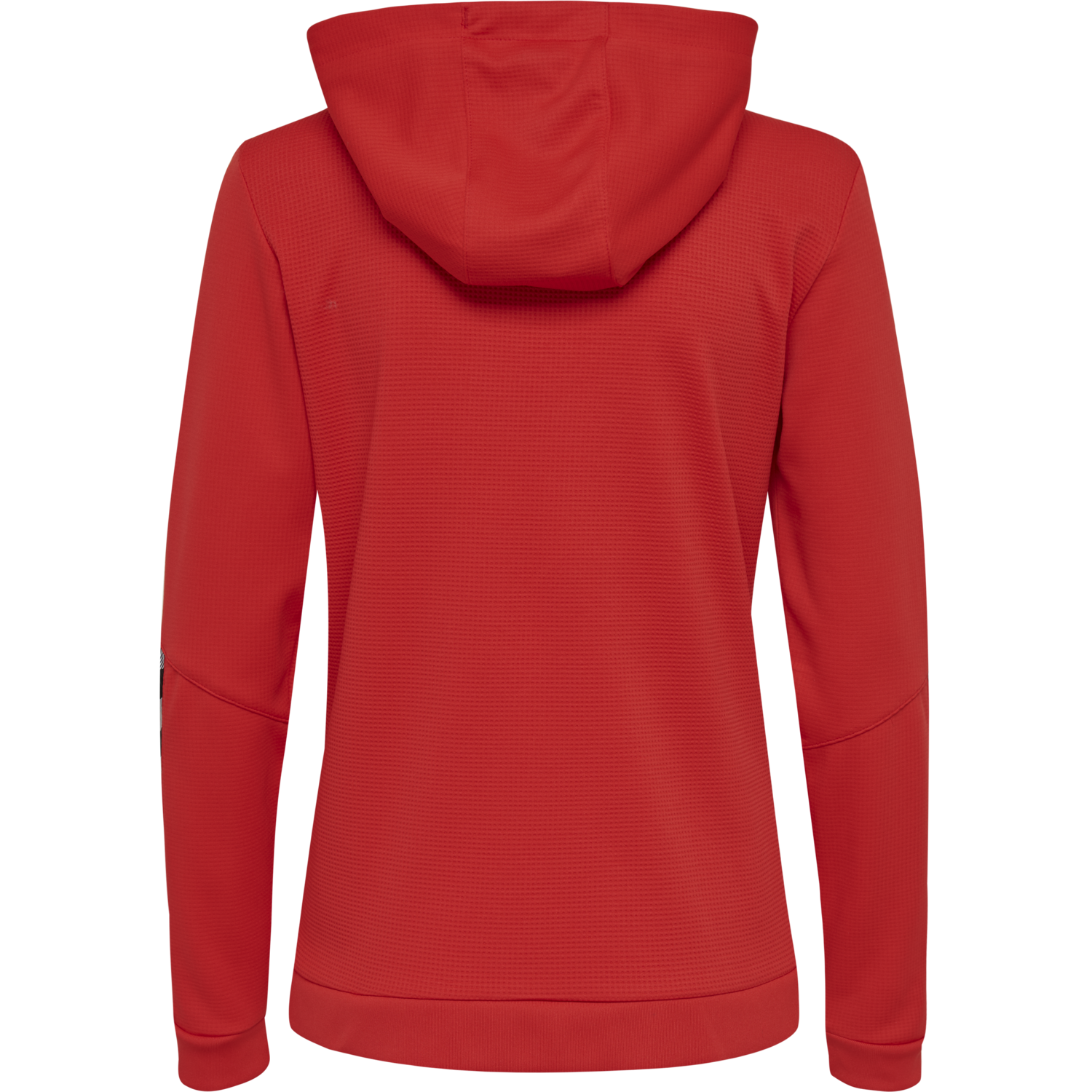 hmlAUTHENTIC POLY ZIP HOODIE WOMAN, TRUE RED, packshot