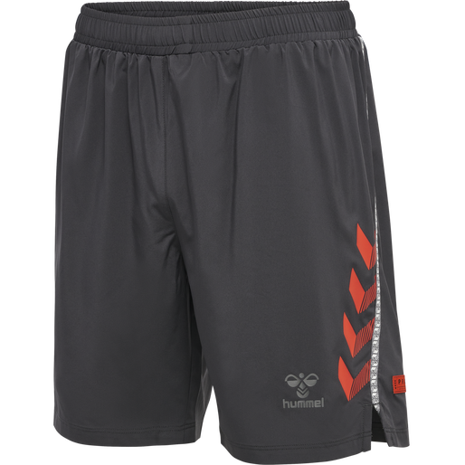 hmlPRO GRID GAME SHORTS, FORGED IRON, packshot