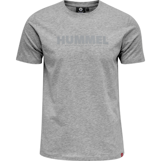 hmlLEGACY T-SHIRT, GREY MELANGE, packshot