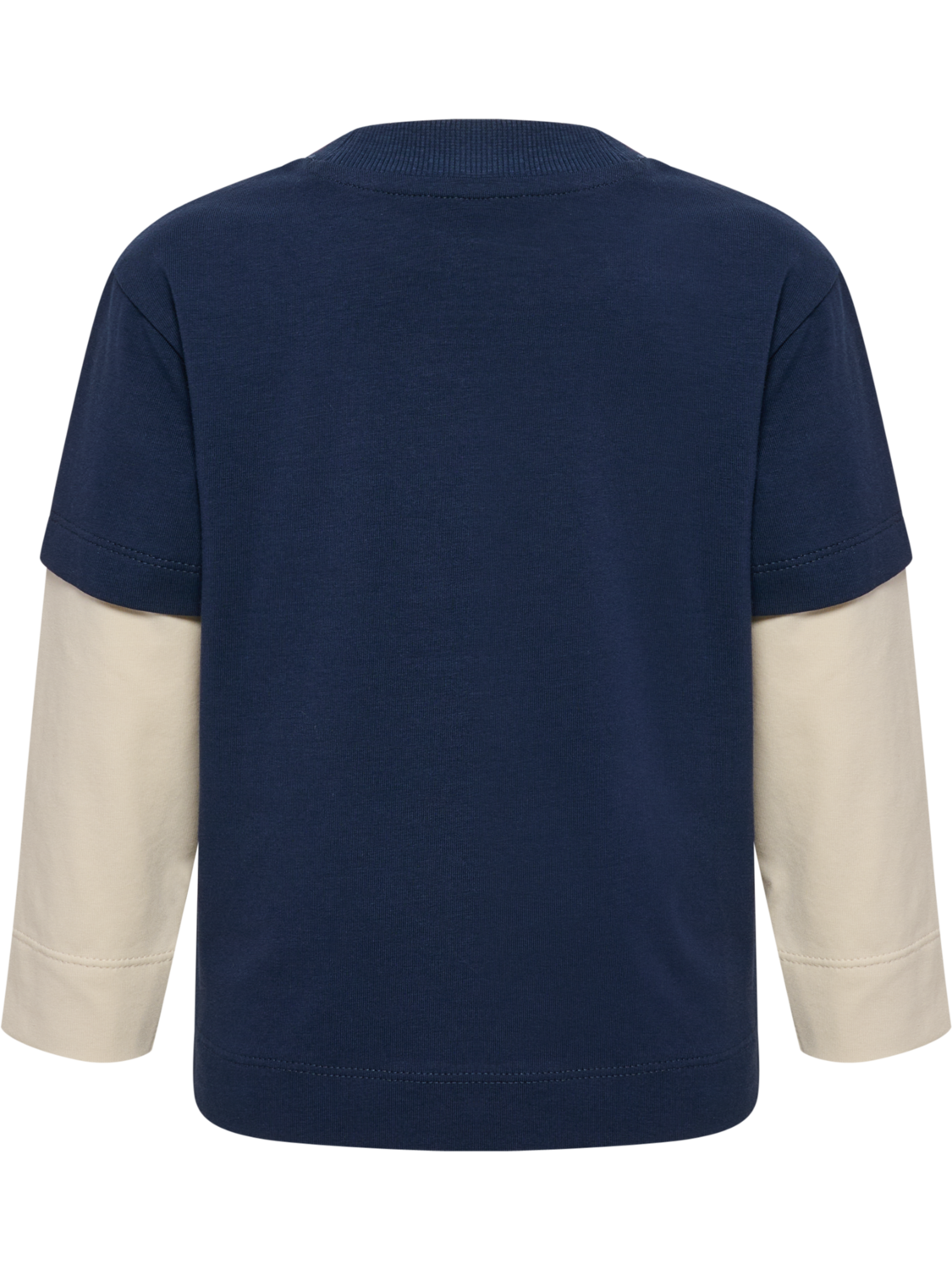 hmlMINI LOOSE LAYER T-SHIRT L/S, DRESS BLUES, packshot
