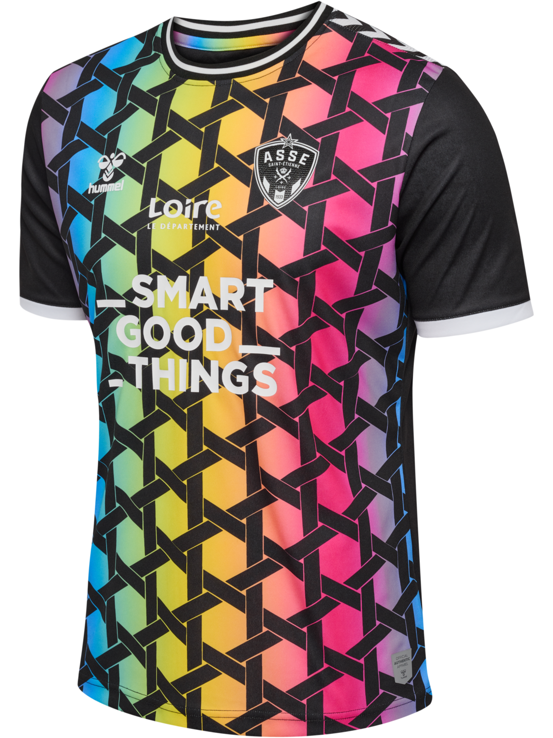 ASSE 23/24 GK JERSEY S/S, BLACK, packshot