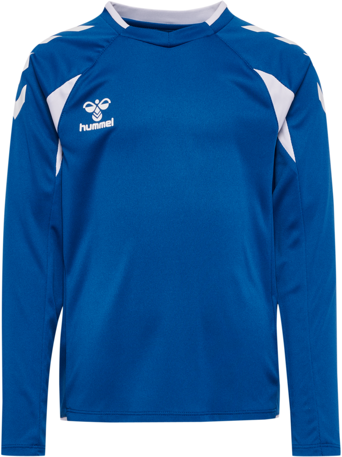 hmlCORE 2.0 JERSEY L/S KIDS, TRUE BLUE/WHITE, packshot