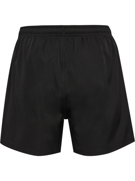 hmlRUGBY WOVEN SHORTS, BLACK, packshot