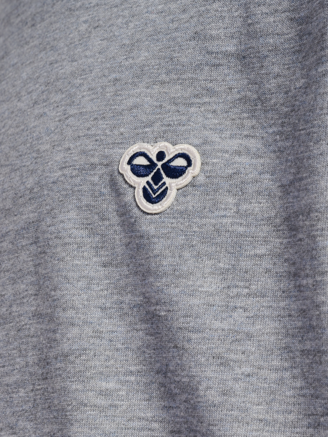 hmlJR LOOSE T-SHIRT S/S BEE, GREY MELANGE, packshot