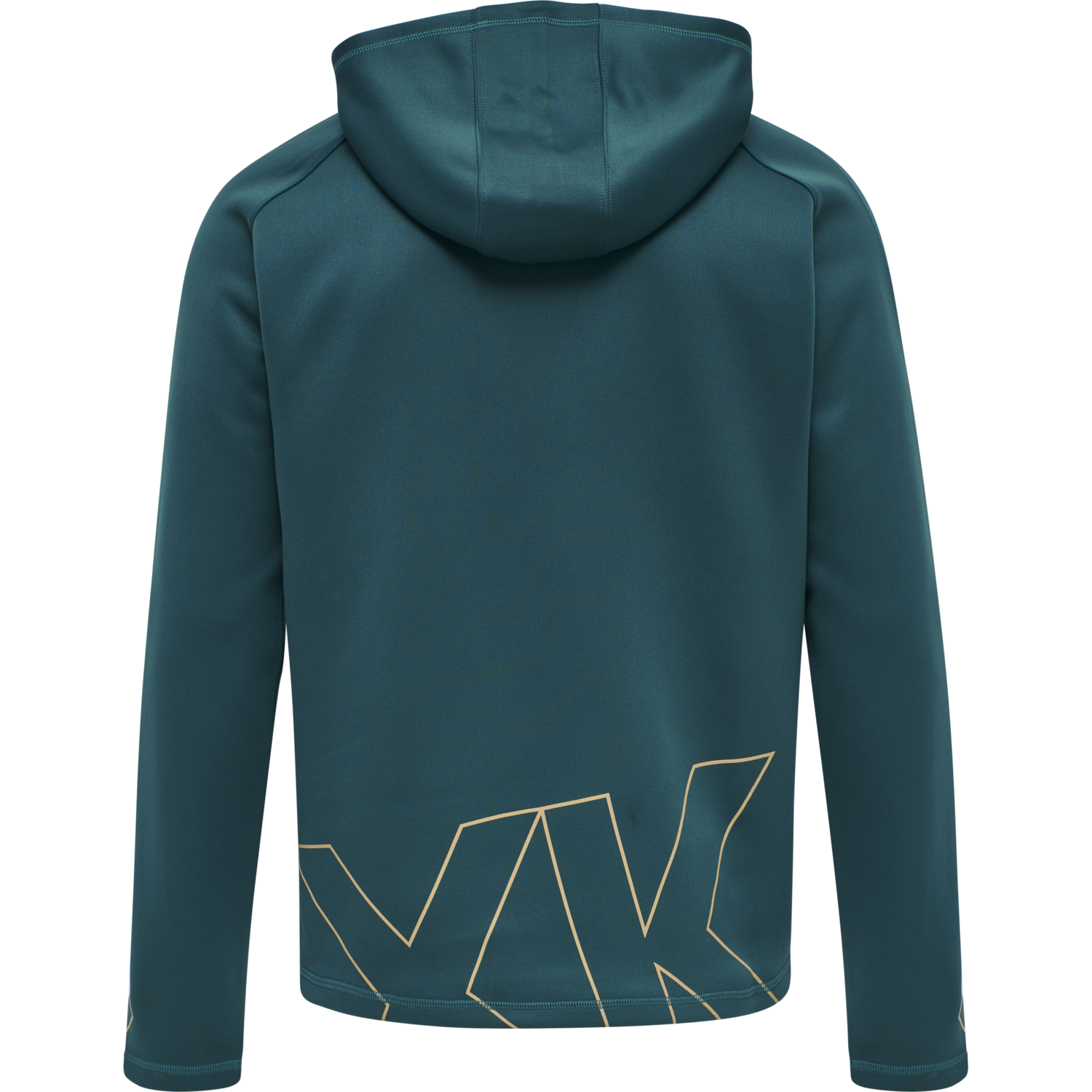hmlCIMA XK HOODIE, BLUE CORAL, packshot