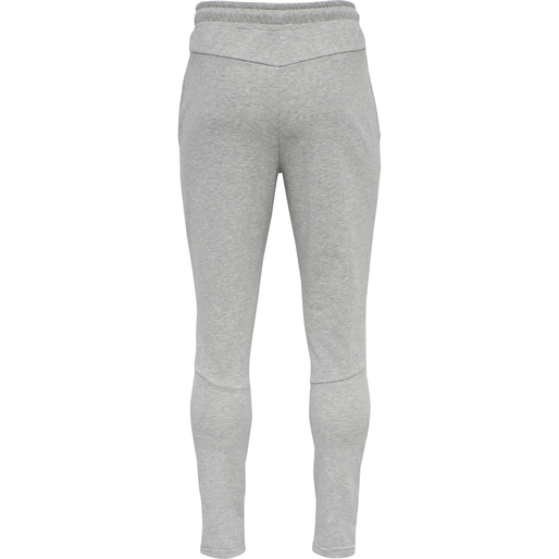 hmlISAM TAPERED PANTS, GREY MELANGE, packshot