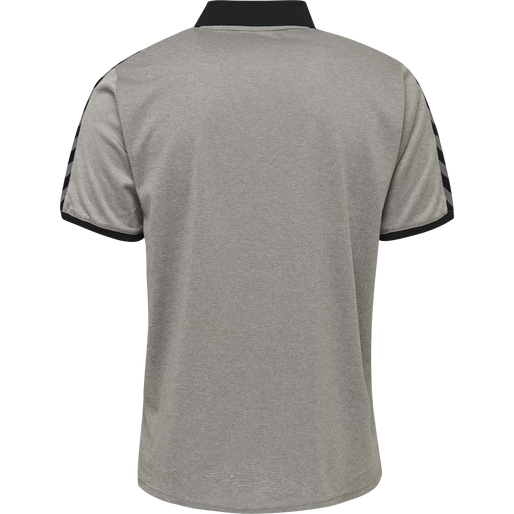hmlAUTHENTIC FUNCTIONAL POLO, GREY MELANGE, packshot
