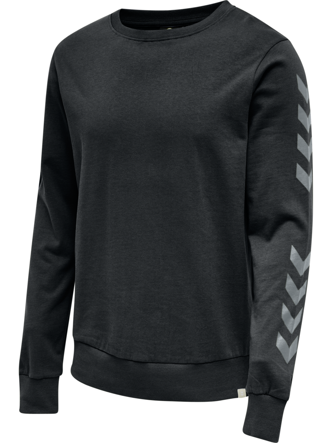 hmlLEGACY CHEVRON SWEATSHIRT, BLACK, packshot