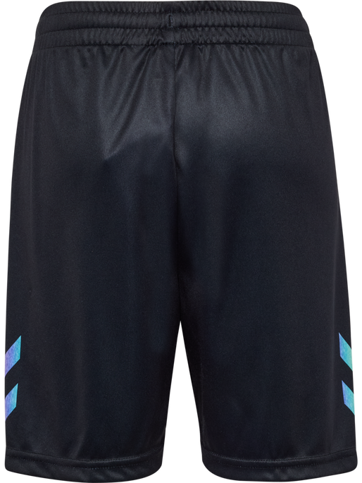 hmlSHIMMER SHORTS, BLACK, packshot